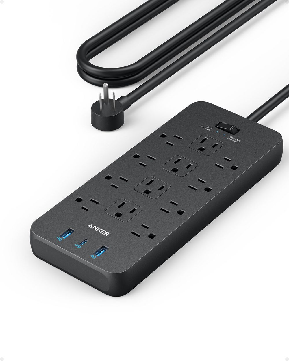 Noir Anker 351 Power Strip - YDF-7978691