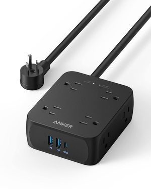 Noir Anker 341 USB Power Strip - PHF-4542555