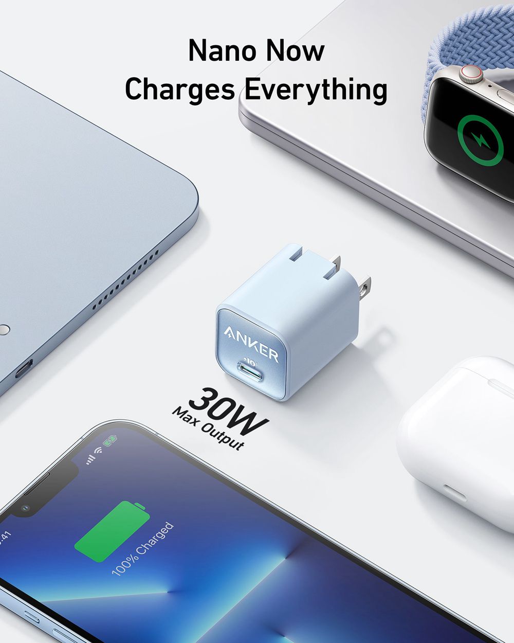 Bleu Anker 511 Charger (Nano 3 30W) - JDB-6280250