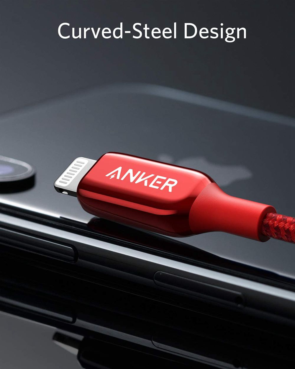 Rouge Anker 762 USB-C to Lightning Cable (3 ft / 6 ft Nylon) - IPR-6780635